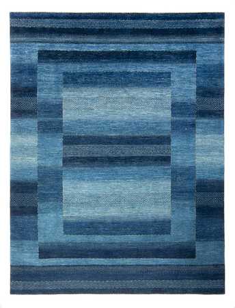 Gabbeh Rug - Loribaft Perser - 286 x 212 cm - sea blue