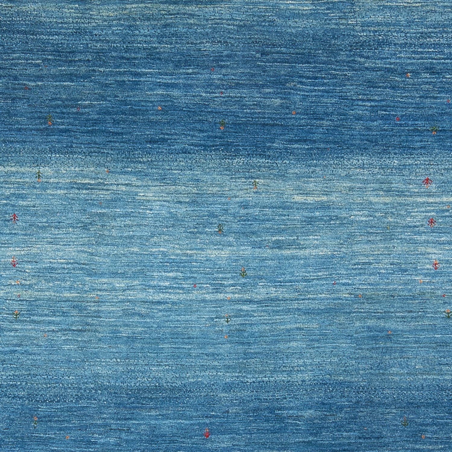 Gabbeh Rug - Loribaft Perser - 297 x 216 cm - sea blue