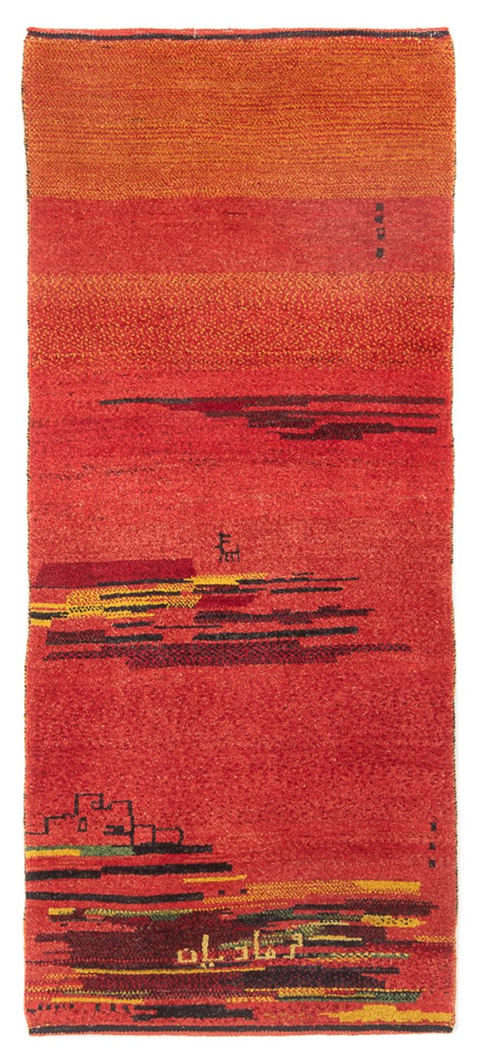 Runner Gabbeh Rug - Perser - 200 x 83 cm - multicolored