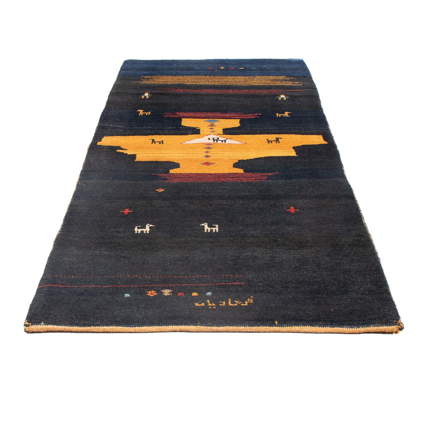 Runner Gabbeh Rug - Perser - 242 x 95 cm - multicolored