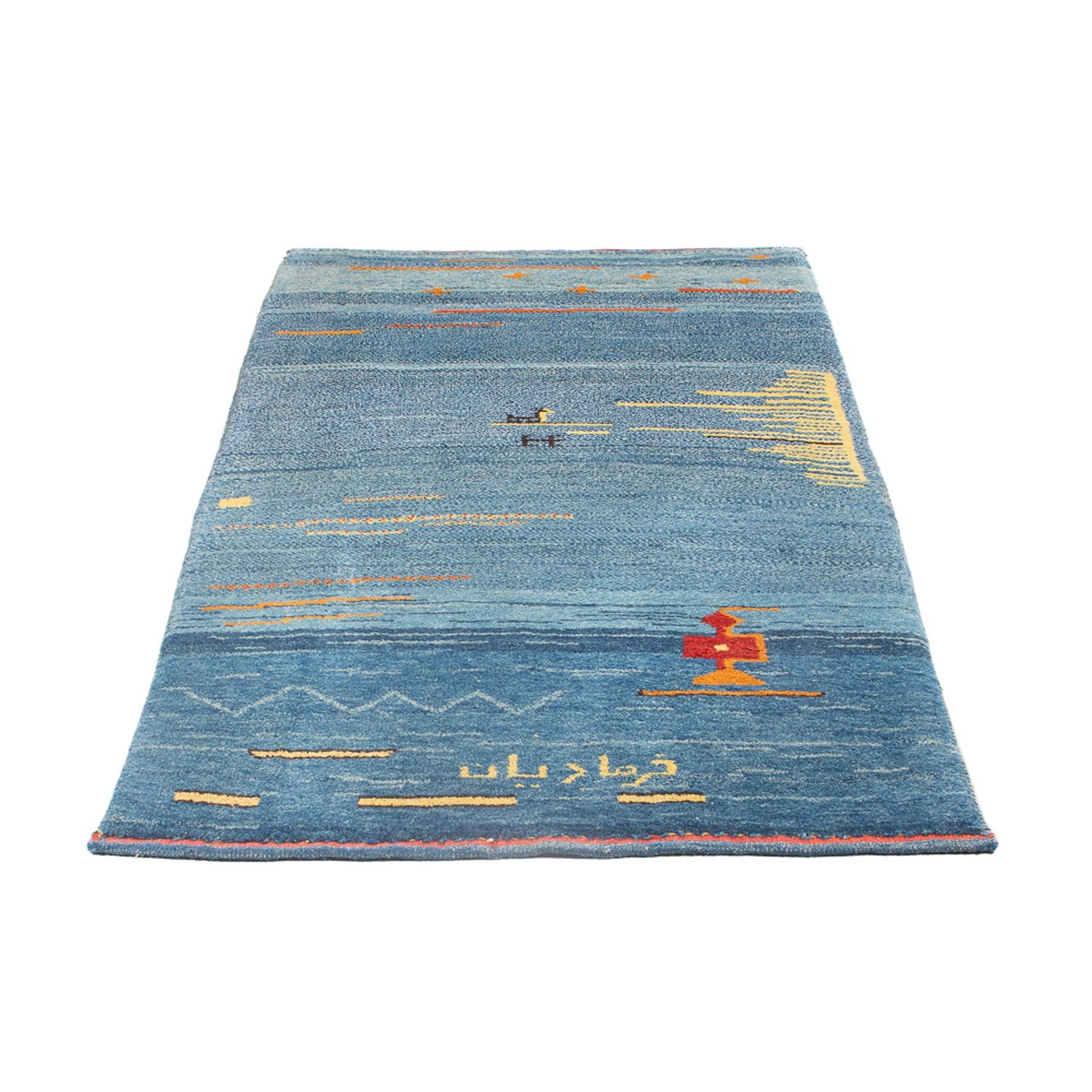 Runner Gabbeh Rug - Perser - 193 x 90 cm - multicolored