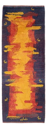 Runner Gabbeh Rug - Perser - 212 x 80 cm - multicolored