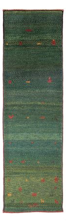 Runner Gabbeh Rug - Perser - 270 x 75 cm - dark green