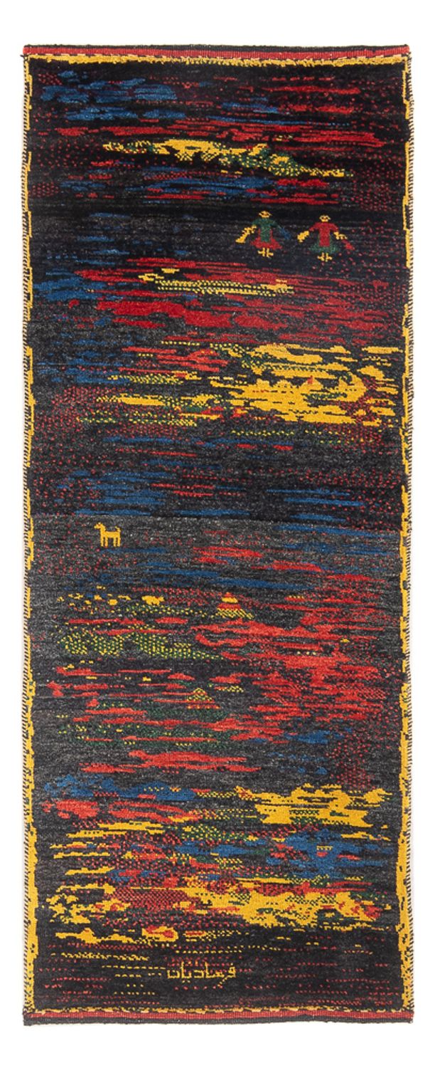 Runner Gabbeh Rug - Perser - 185 x 68 cm - multicolored