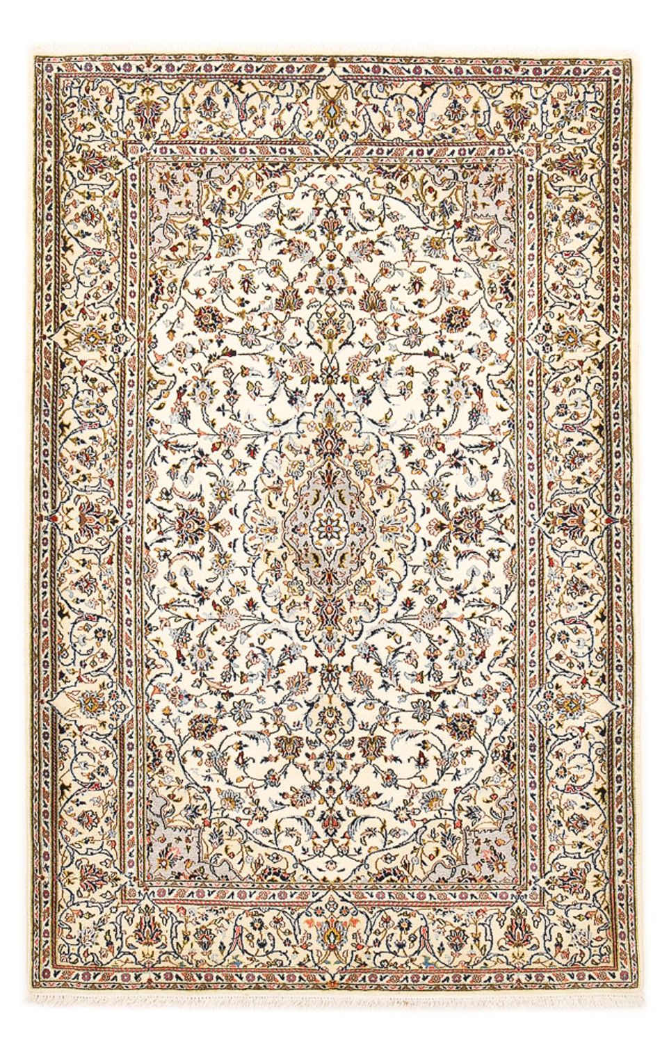 Perser Rug - Keshan - Royal - 208 x 135 cm - cream