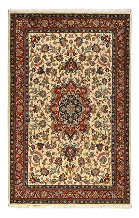 Perser Rug - Ghom - Royal - 202 x 131 cm - light beige