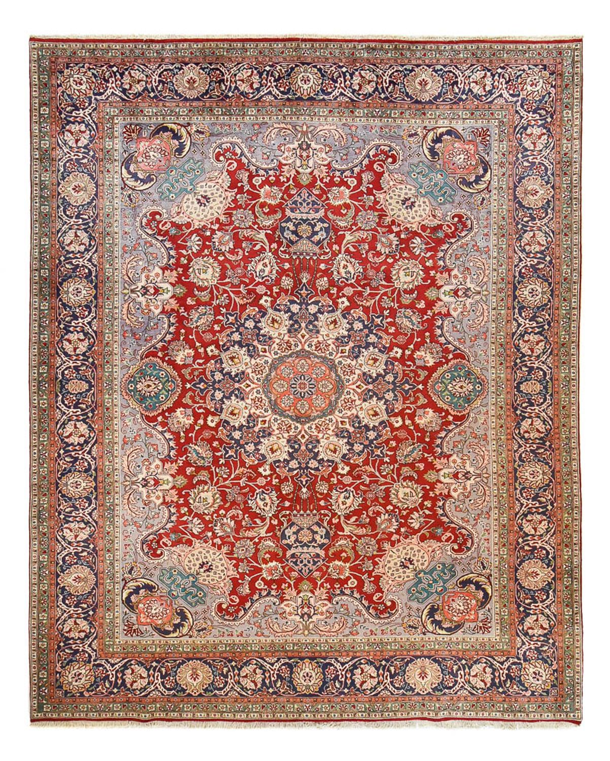 Perser Rug - Tabriz - Royal - 376 x 300 cm - red