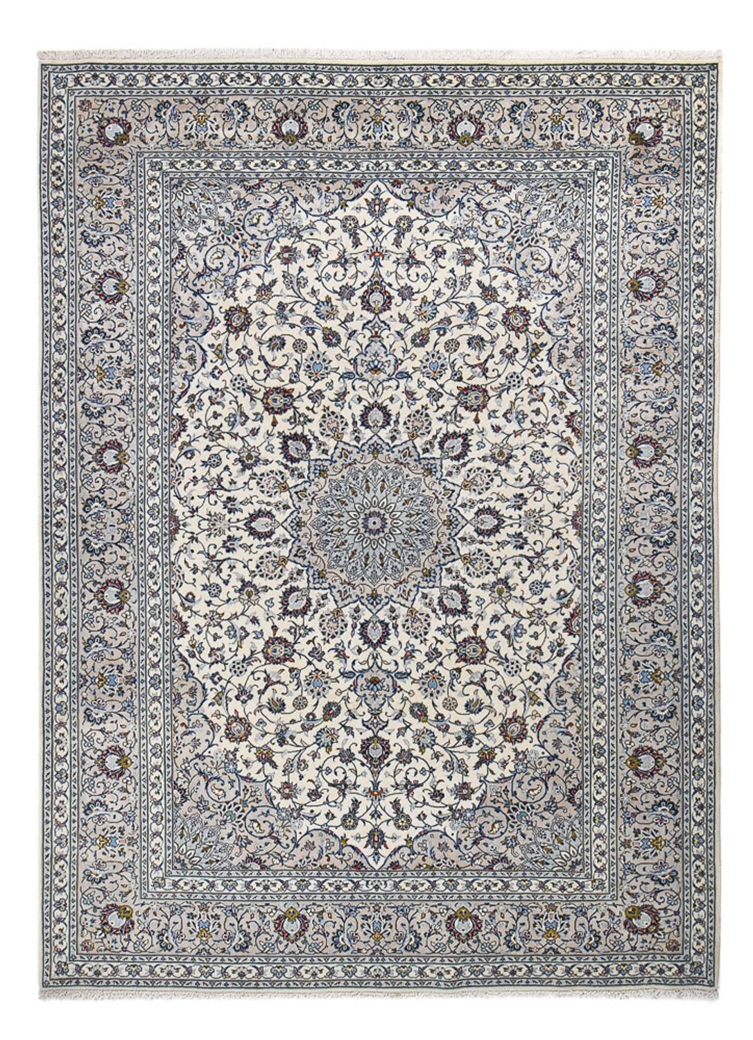 Perser Rug - Keshan - Royal - 348 x 250 cm - grey