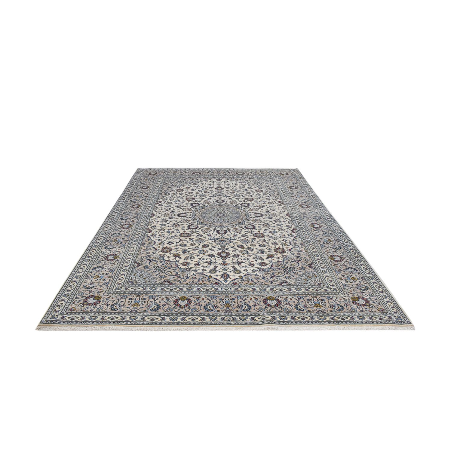 Perser Rug - Keshan - Royal - 348 x 250 cm - grey