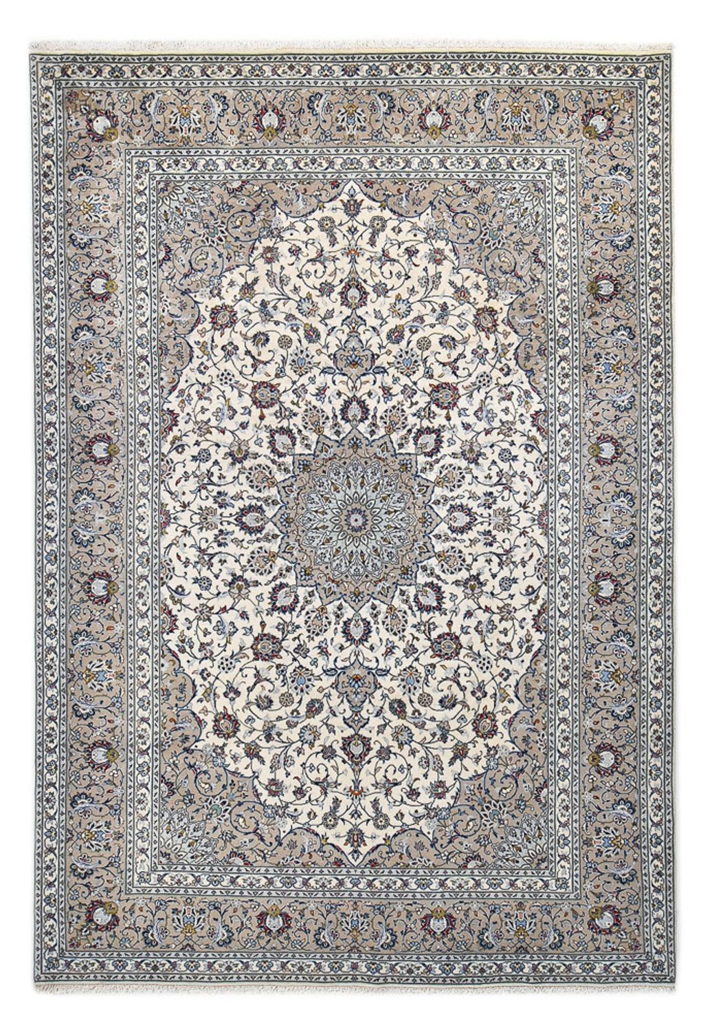 Perser Rug - Keshan - Royal - 354 x 240 cm - grey