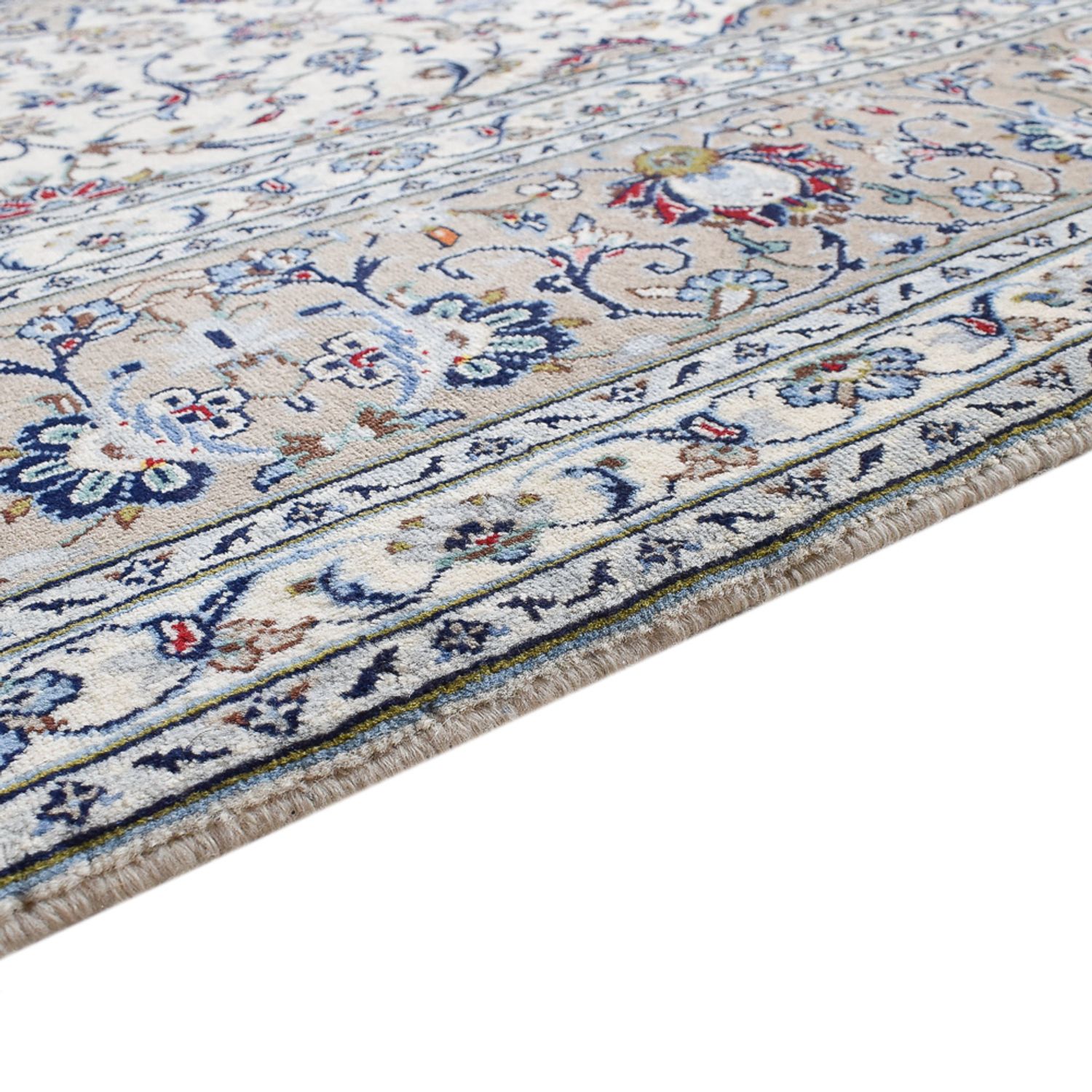 Perser Rug - Keshan - Royal - 354 x 240 cm - grey