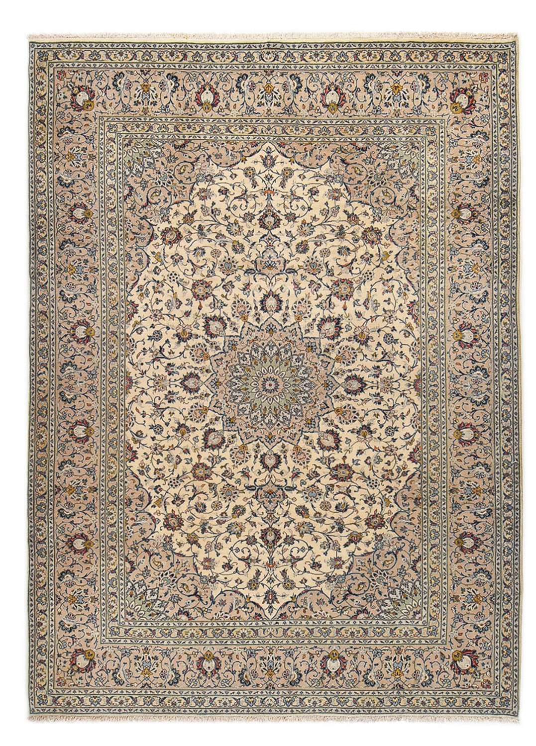 Perser Rug - Keshan - Royal - 342 x 247 cm - sand