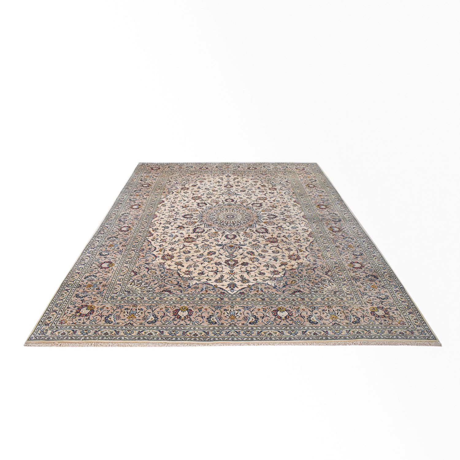 Perser Rug - Keshan - Royal - 346 x 250 cm - sand