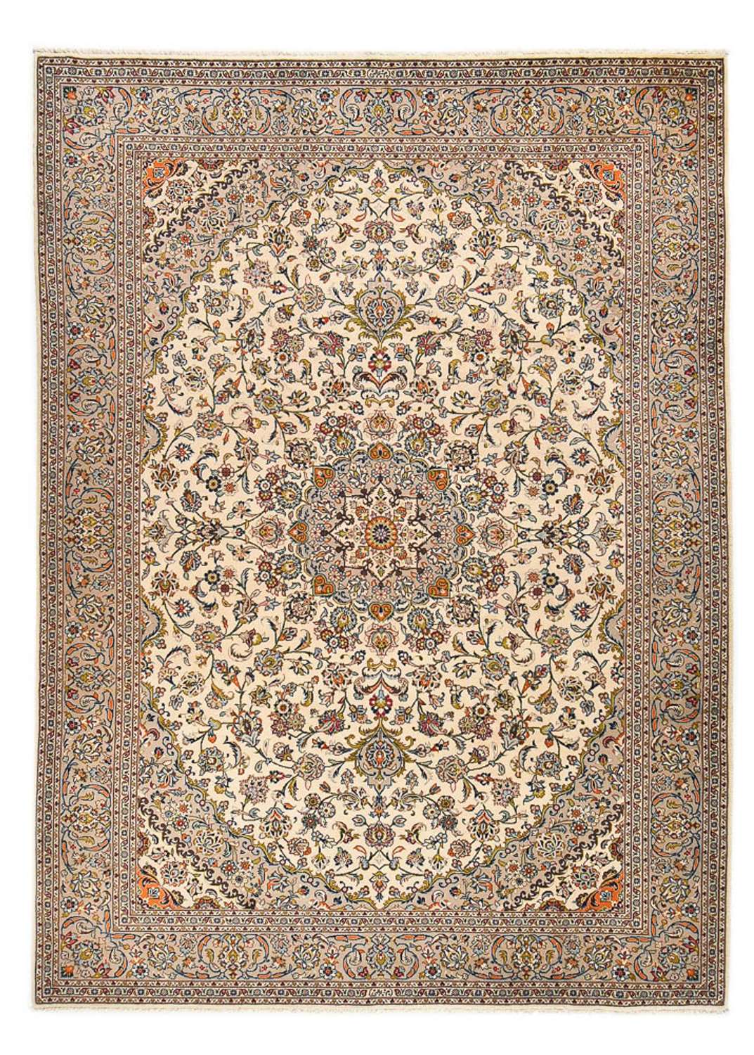 Perser Rug - Keshan - Royal - 353 x 254 cm - sand