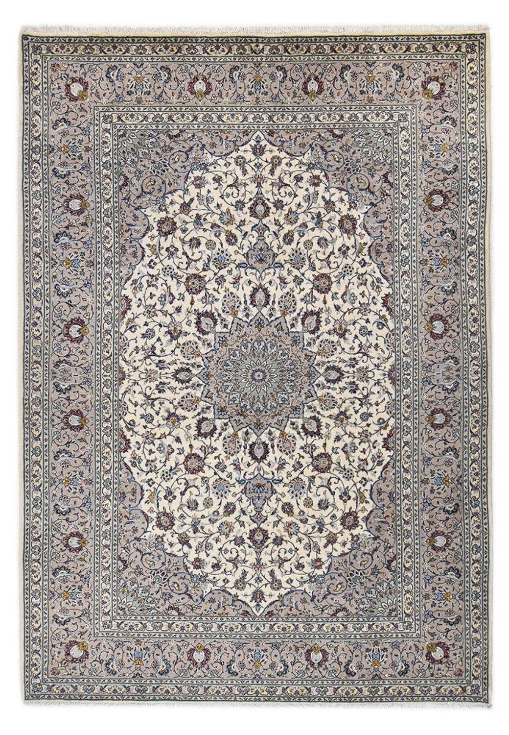 Perser Rug - Keshan - Royal - 352 x 250 cm - grey