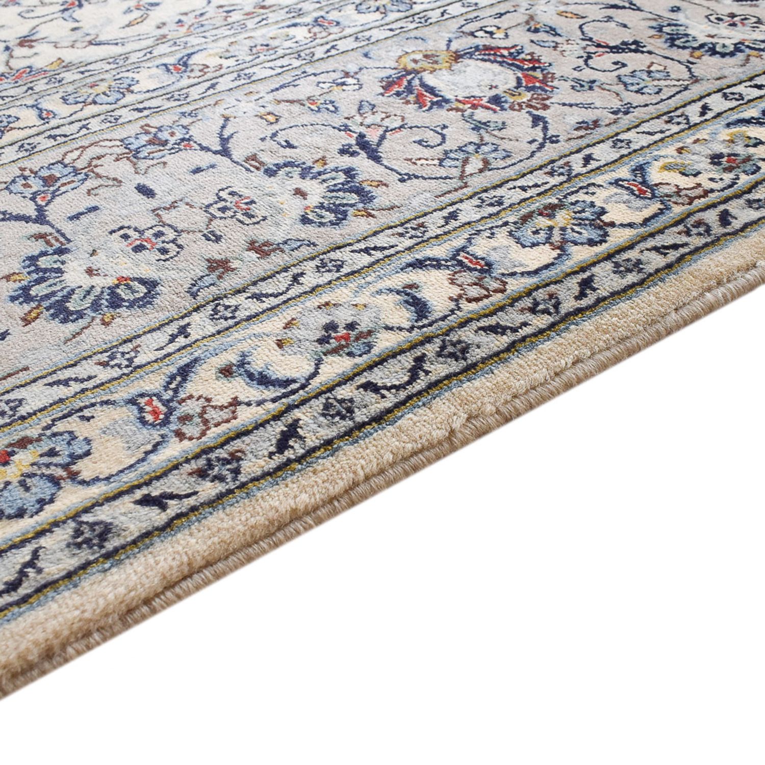 Perser Rug - Keshan - Royal - 340 x 252 cm - grey