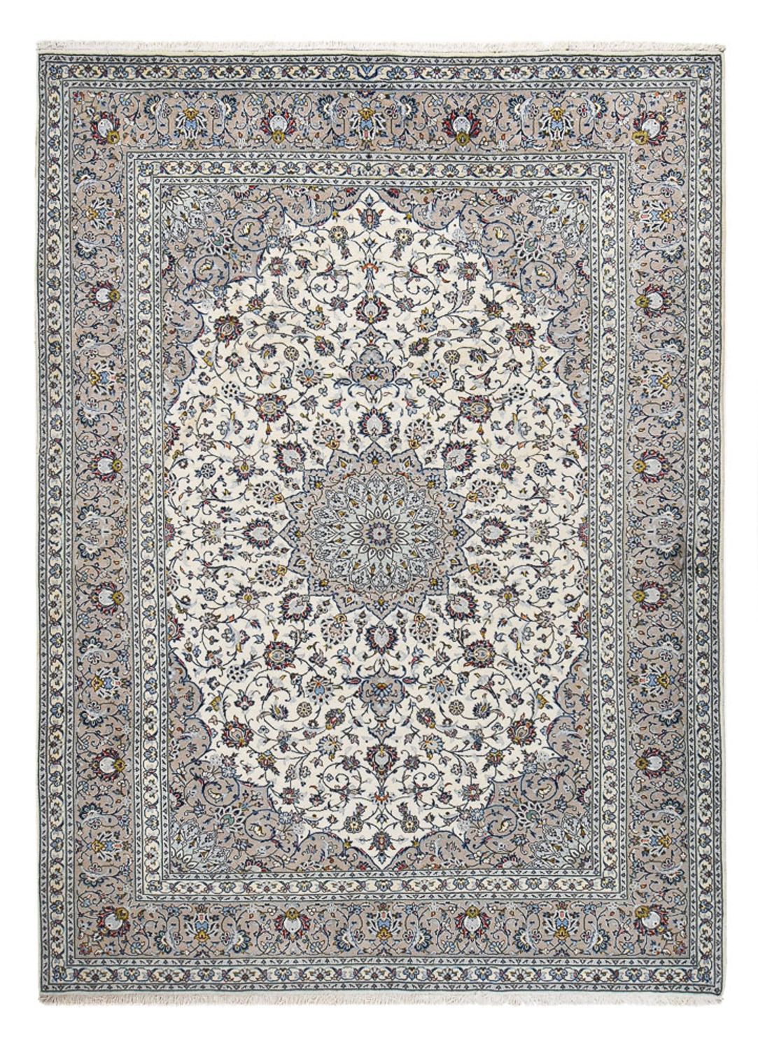 Perser Rug - Keshan - Royal - 349 x 250 cm - grey