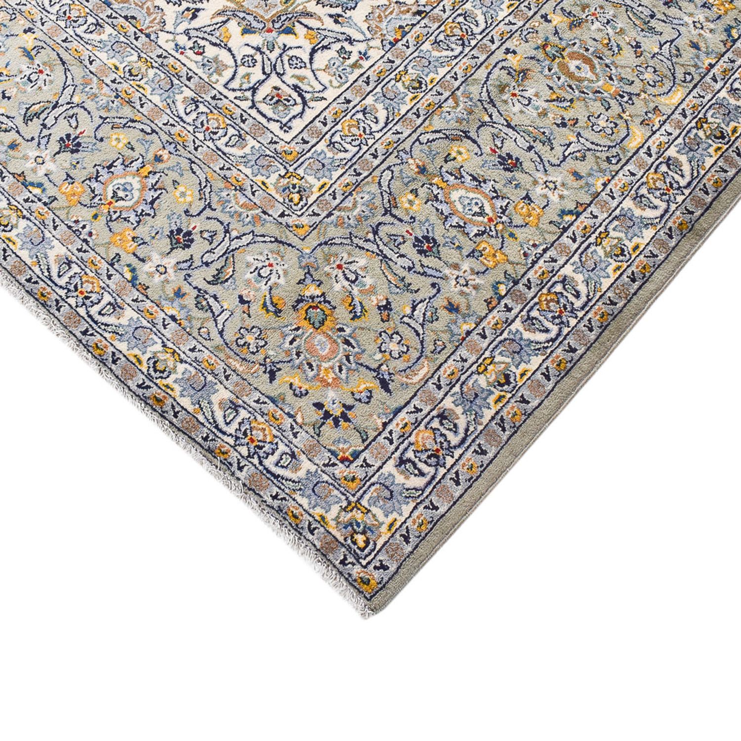 Perser Rug - Keshan - Royal - 350 x 285 cm - grey