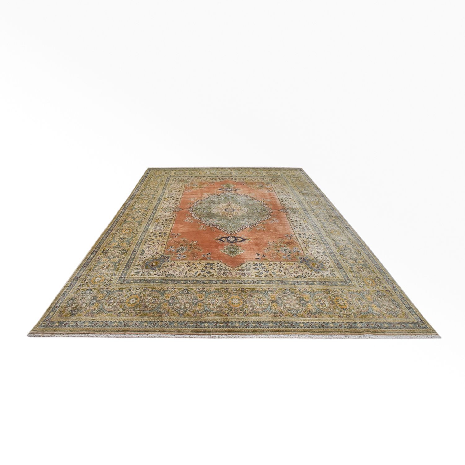 Perser Rug - Classic - 410 x 298 cm - olive green