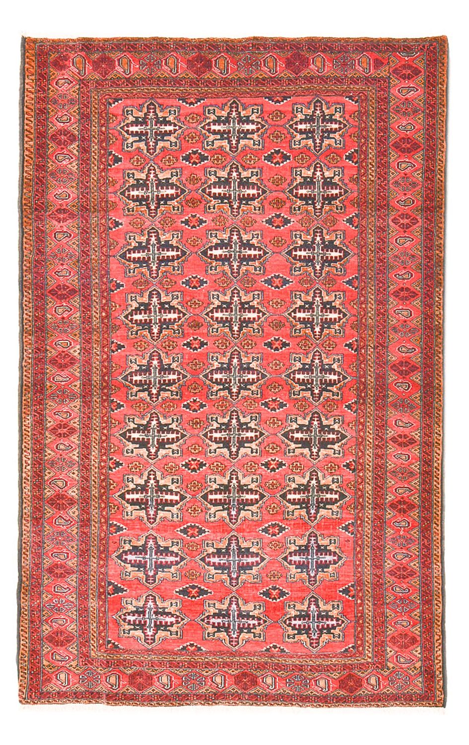 Belutsch Rug - 207 x 132 cm - light red