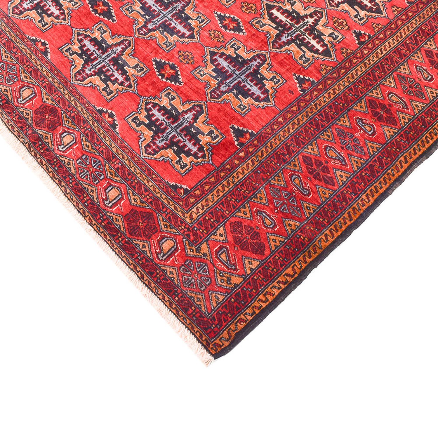 Belutsch Rug - 207 x 132 cm - light red