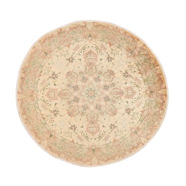 Perser Rug - Tabriz - Royal round  - 200 x 200 cm - beige