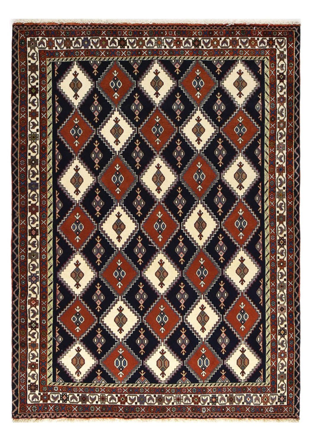 Perser Rug - Nomadic - 205 x 150 cm - multicolored