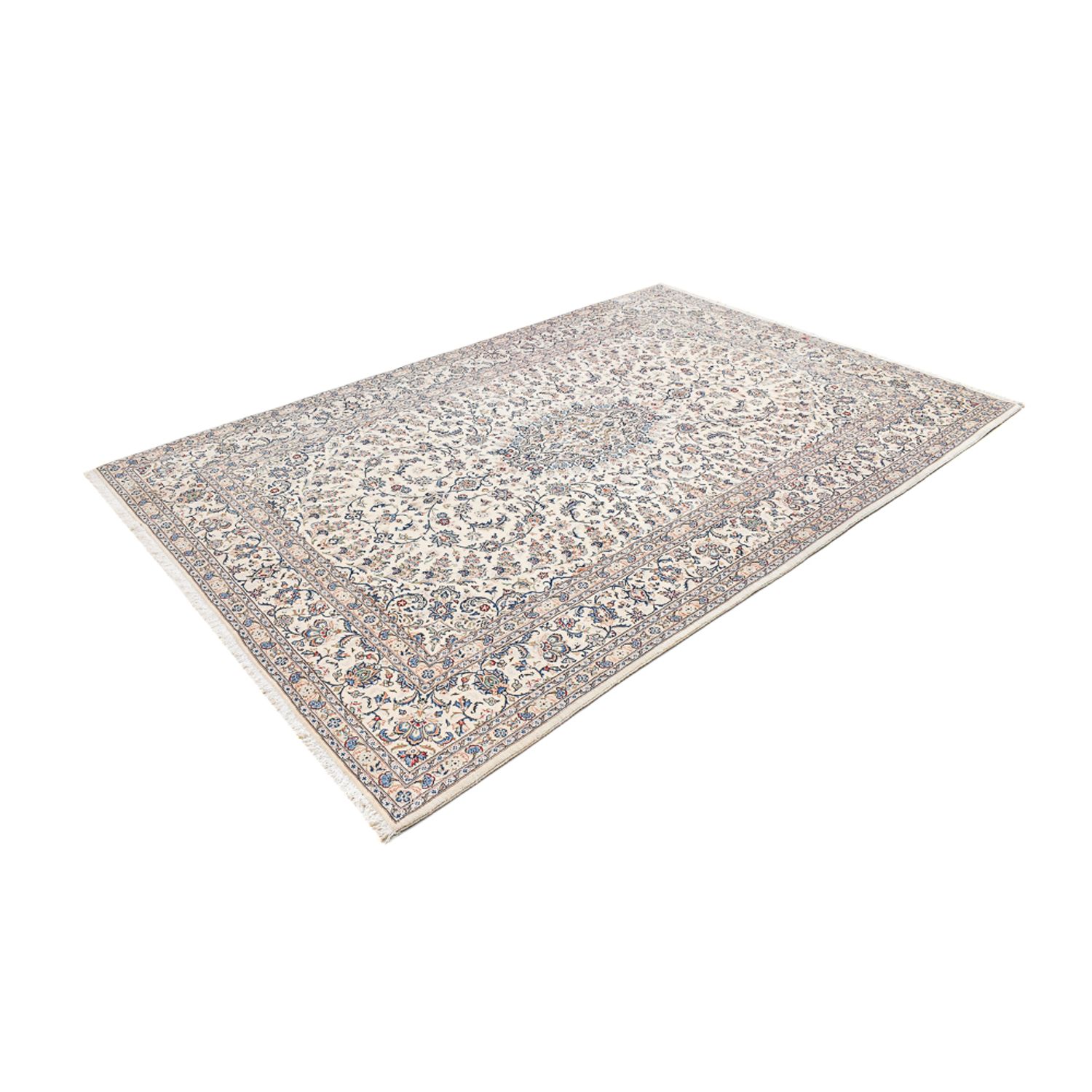 Perser Rug - Keshan - 323 x 216 cm - light grey