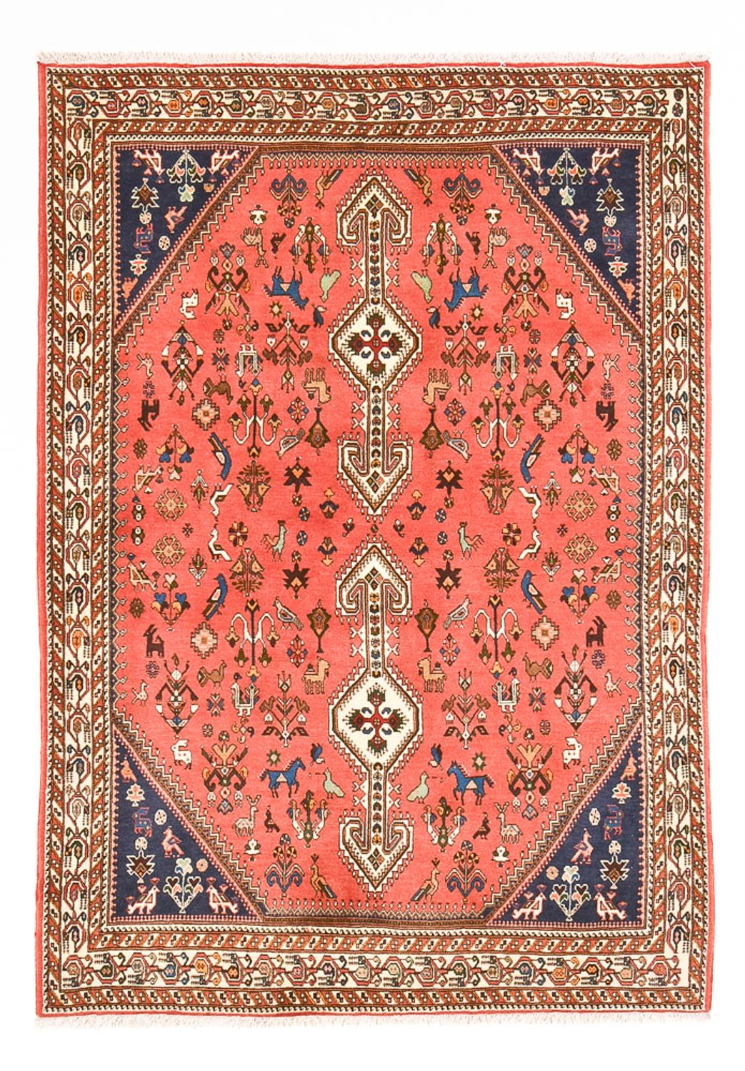 Perser Rug - Nomadic - 205 x 140 cm - red