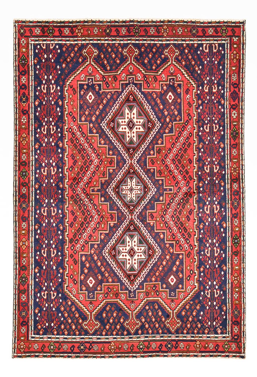 Perser Rug - Nomadic - 246 x 159 cm - rust