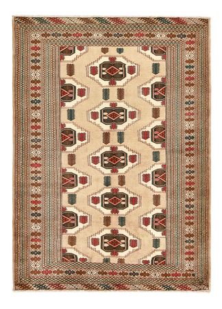 Turkaman Rug - 199 x 143 cm - multicolored