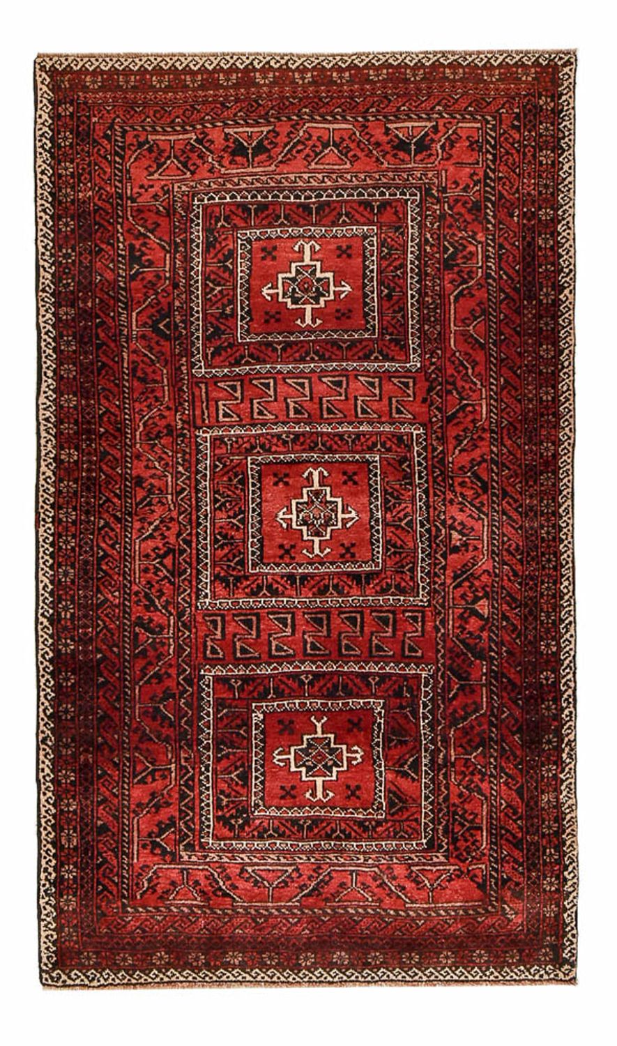 Belutsch Rug other shape  - 198 x 114 cm - red