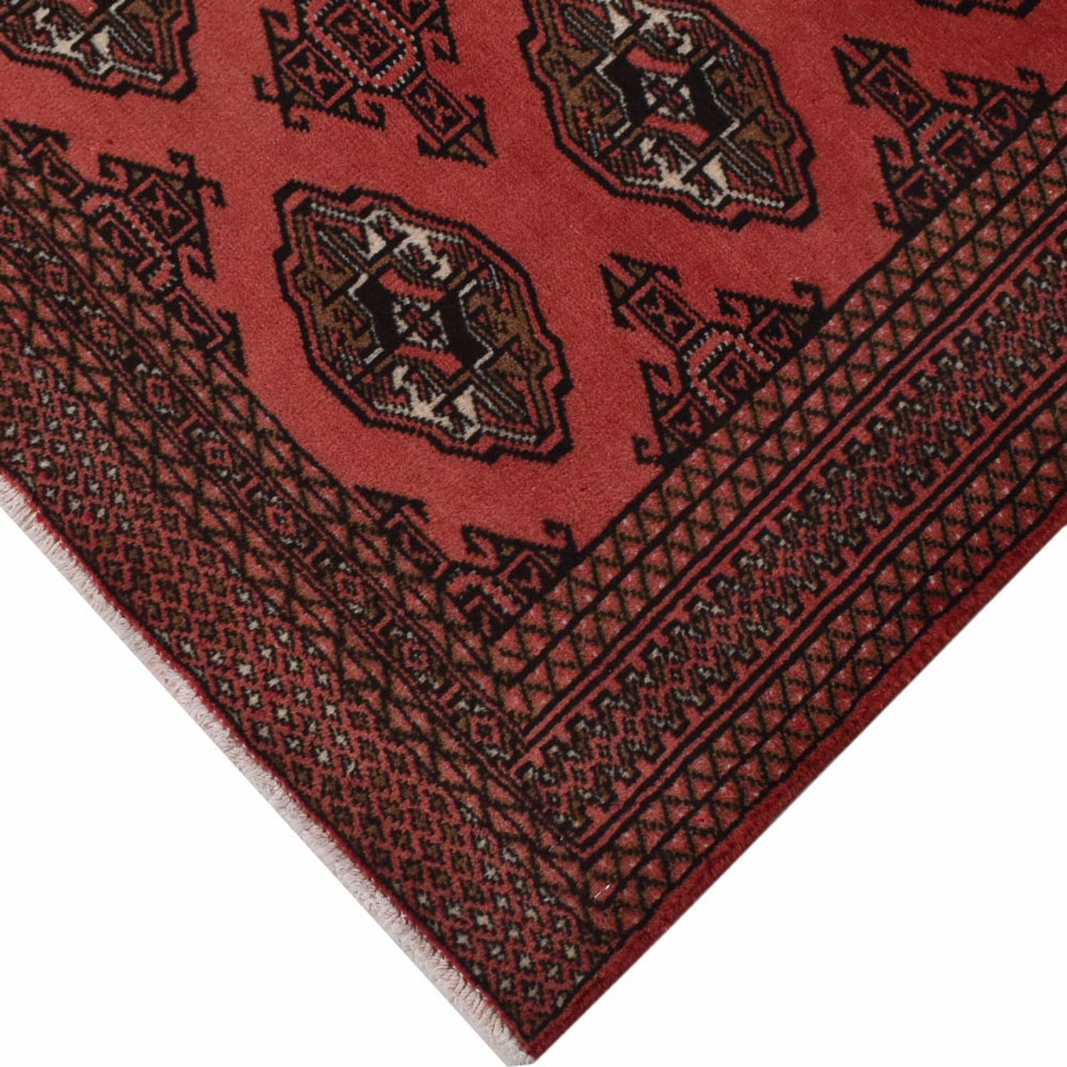 Turkaman Rug - 188 x 126 cm - red