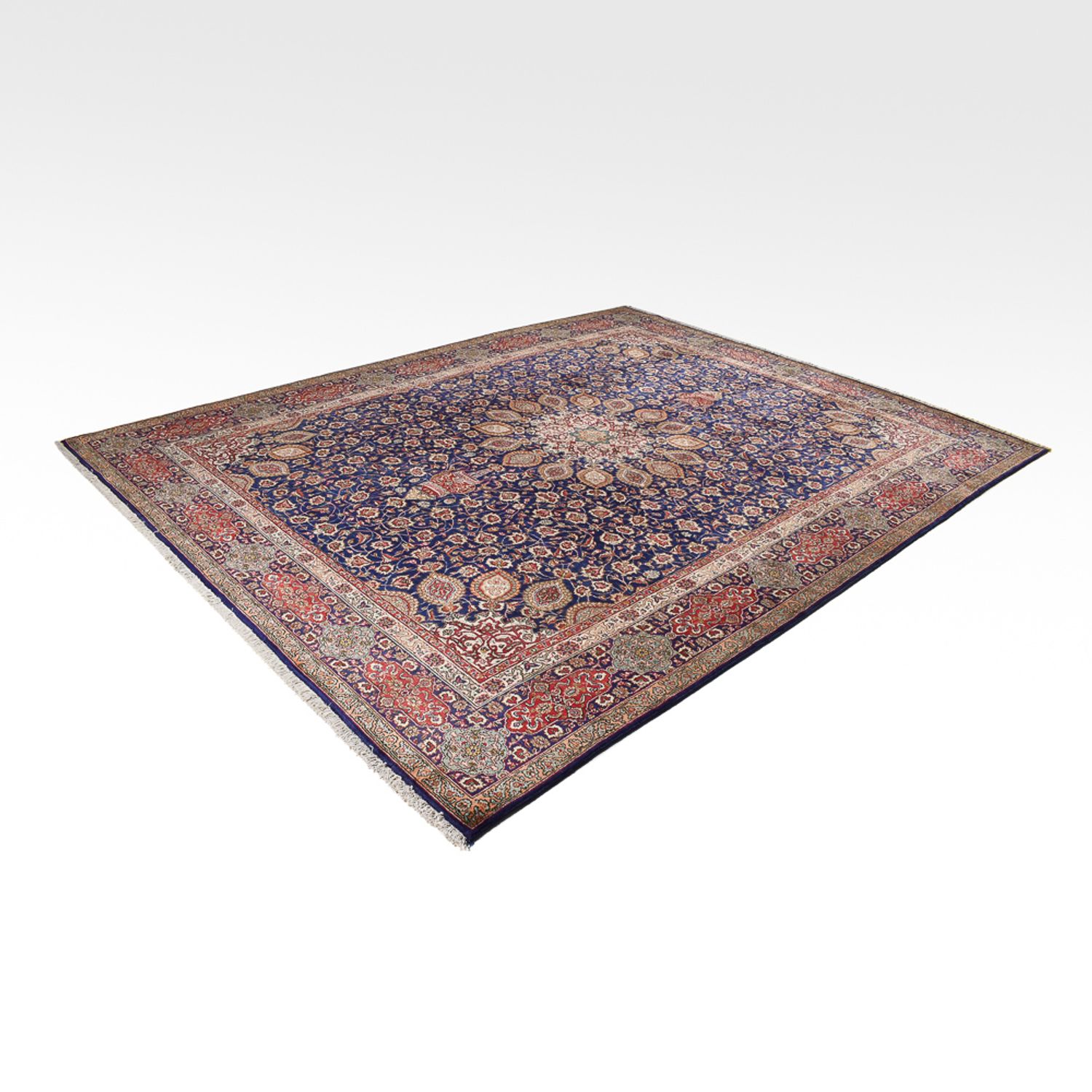 Perser Rug - Tabriz - Royal - 387 x 297 cm - dark blue