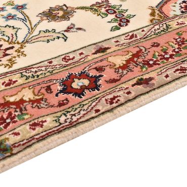 Runner Perser Rug - Tabriz - Royal - 203 x 81 cm - cream