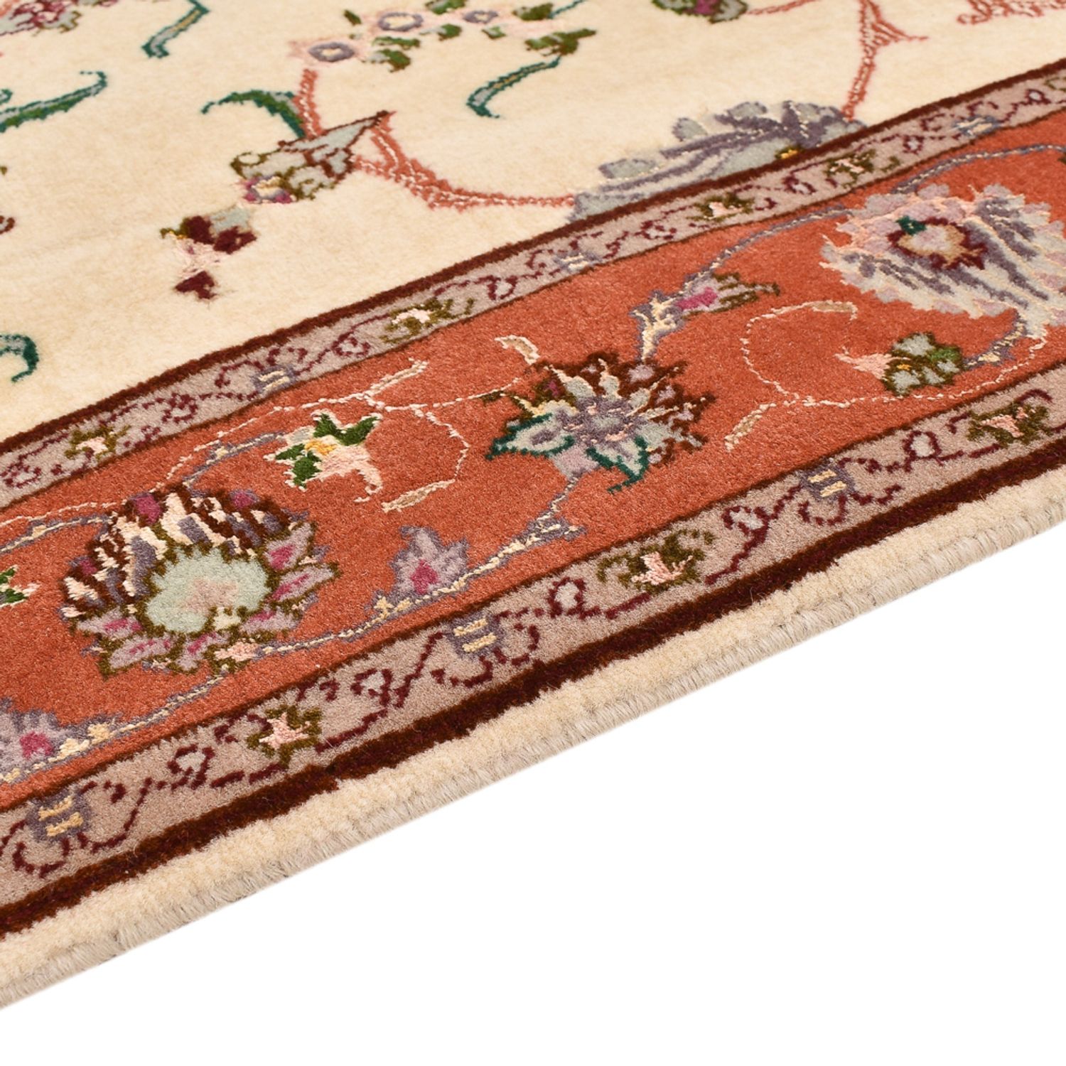 Runner Perser Rug - Tabriz - Royal - 206 x 80 cm - multicolored