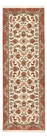 Runner Perser Rug - Tabriz - Royal - 202 x 71 cm - cream