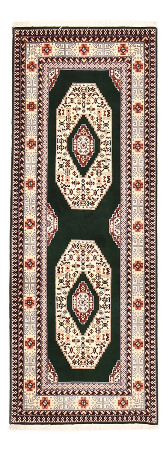 Runner Perser Rug - Tabriz - Royal - 202 x 74 cm - dark blue