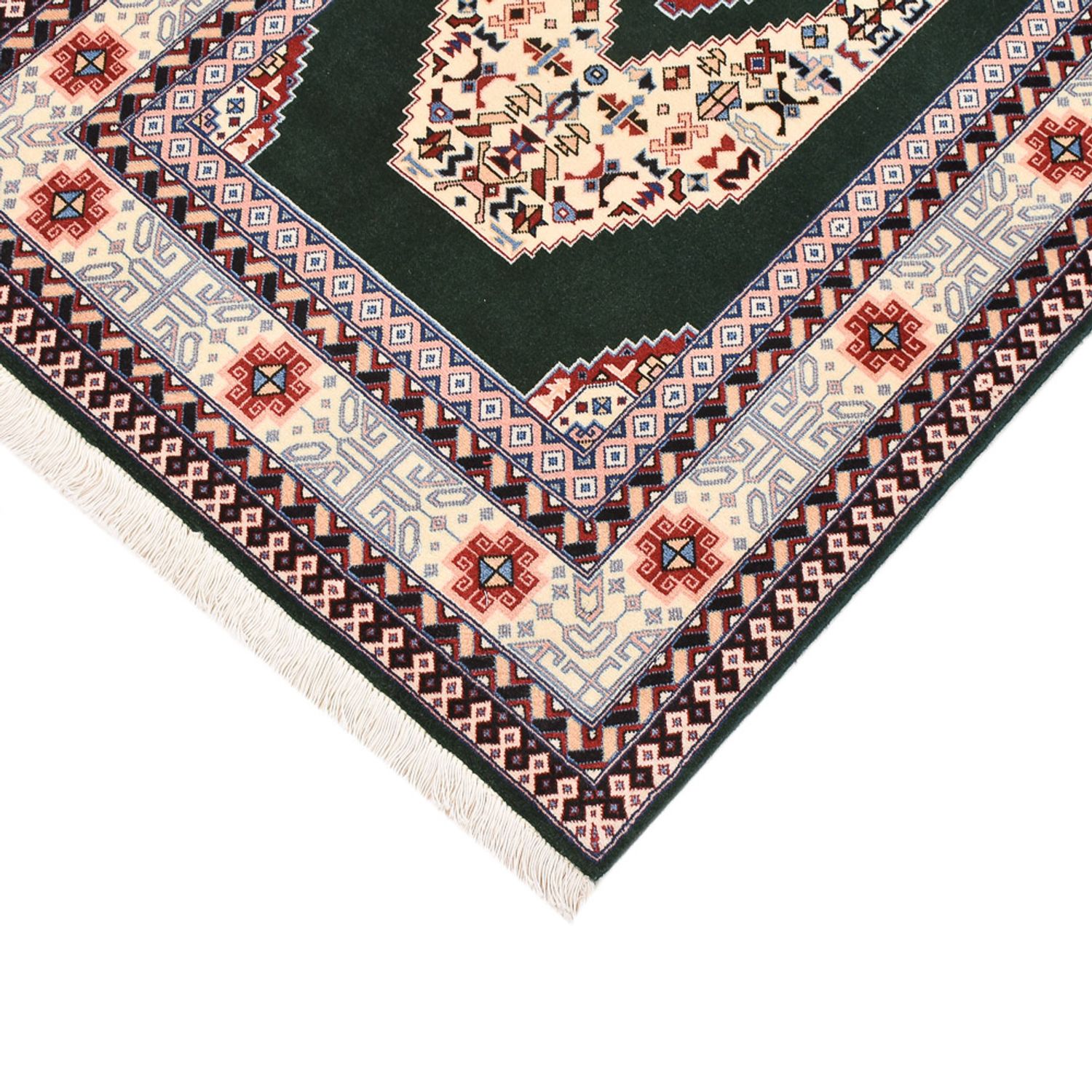 Runner Perser Rug - Tabriz - Royal - 202 x 74 cm - dark blue