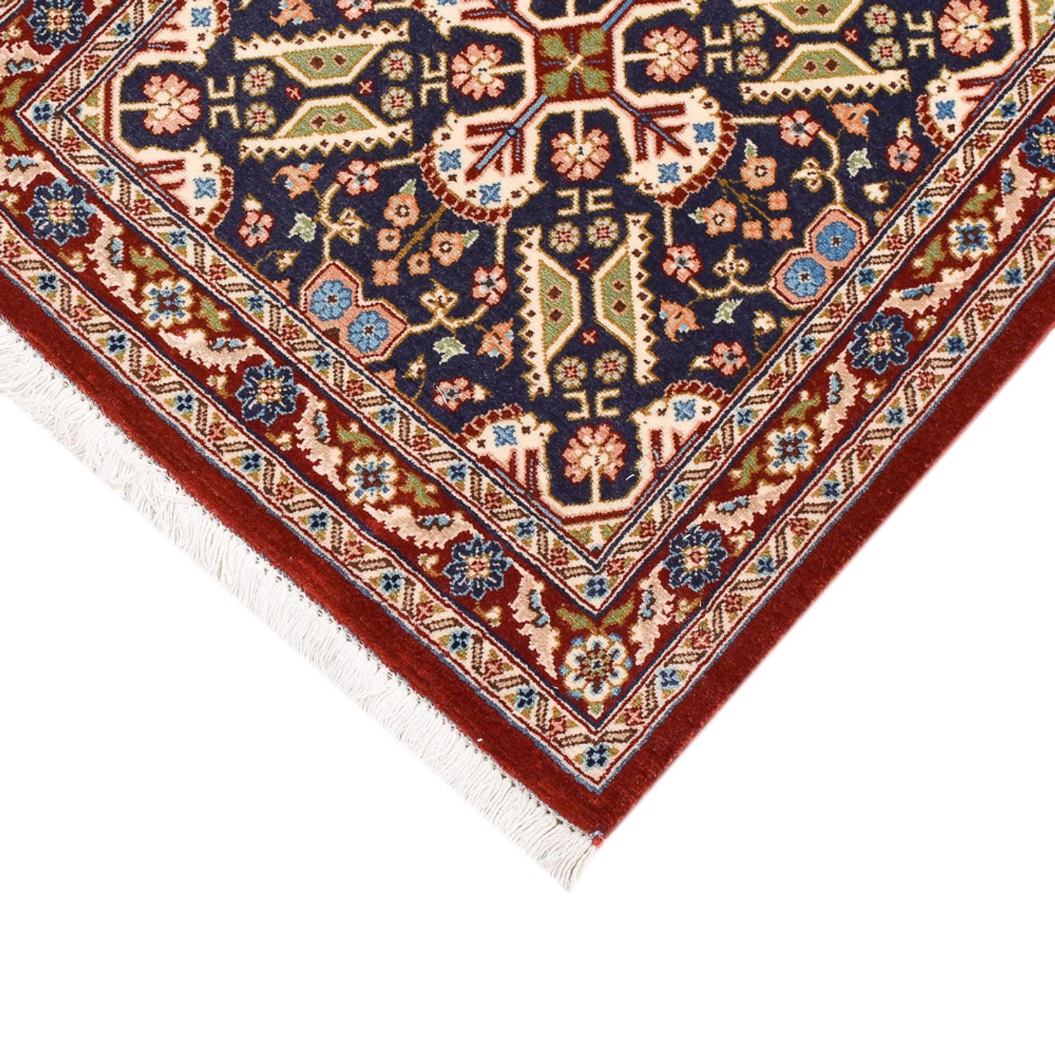 Runner Perser Rug - Ghom - Royal - 193 x 51 cm - dark beige