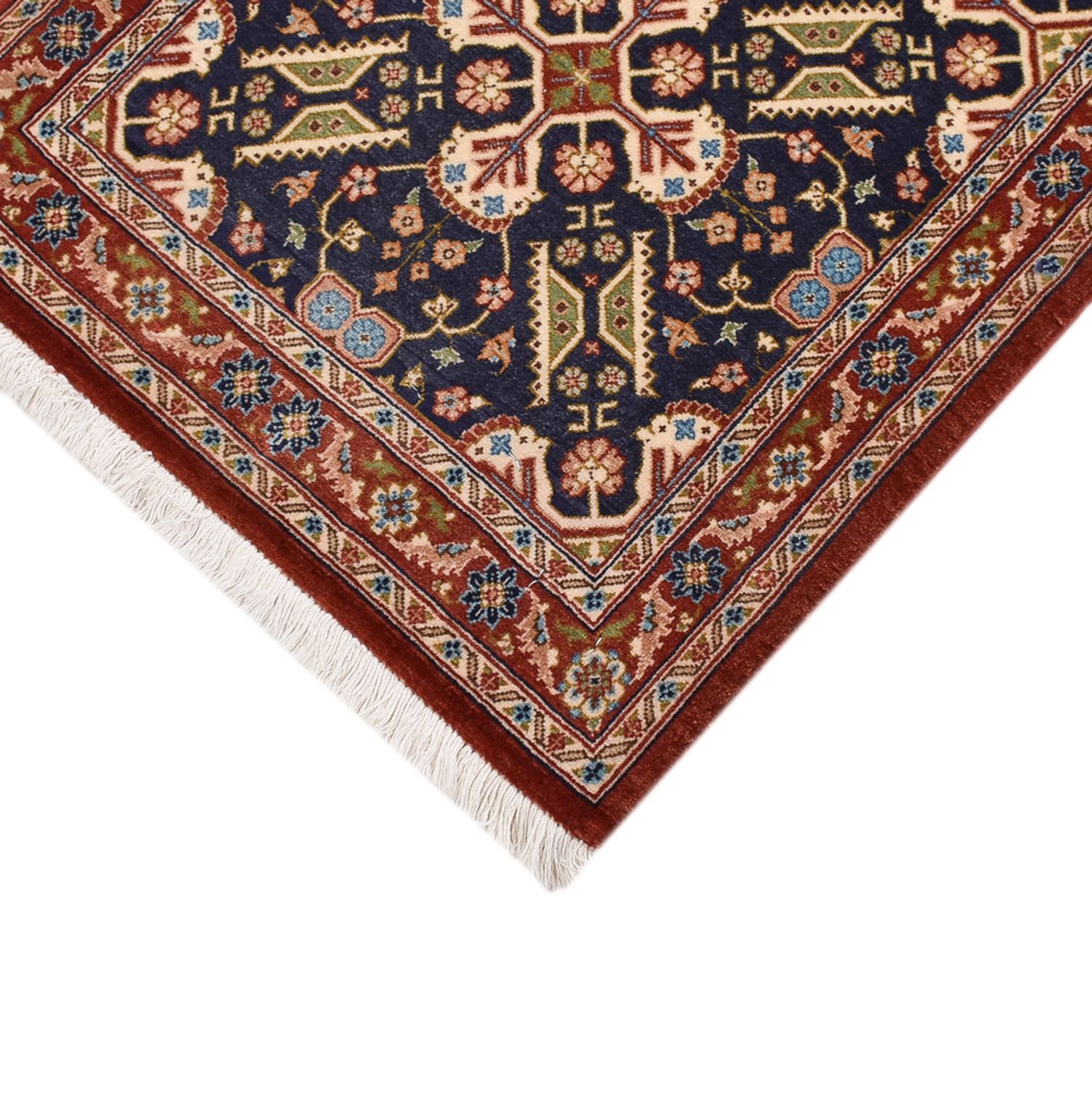 Runner Perser Rug - Ghom - Royal - 202 x 52 cm - dark beige