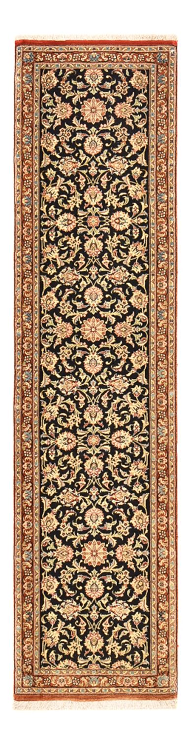 Runner Perser Rug - Ghom - Royal - 200 x 50 cm - dark beige