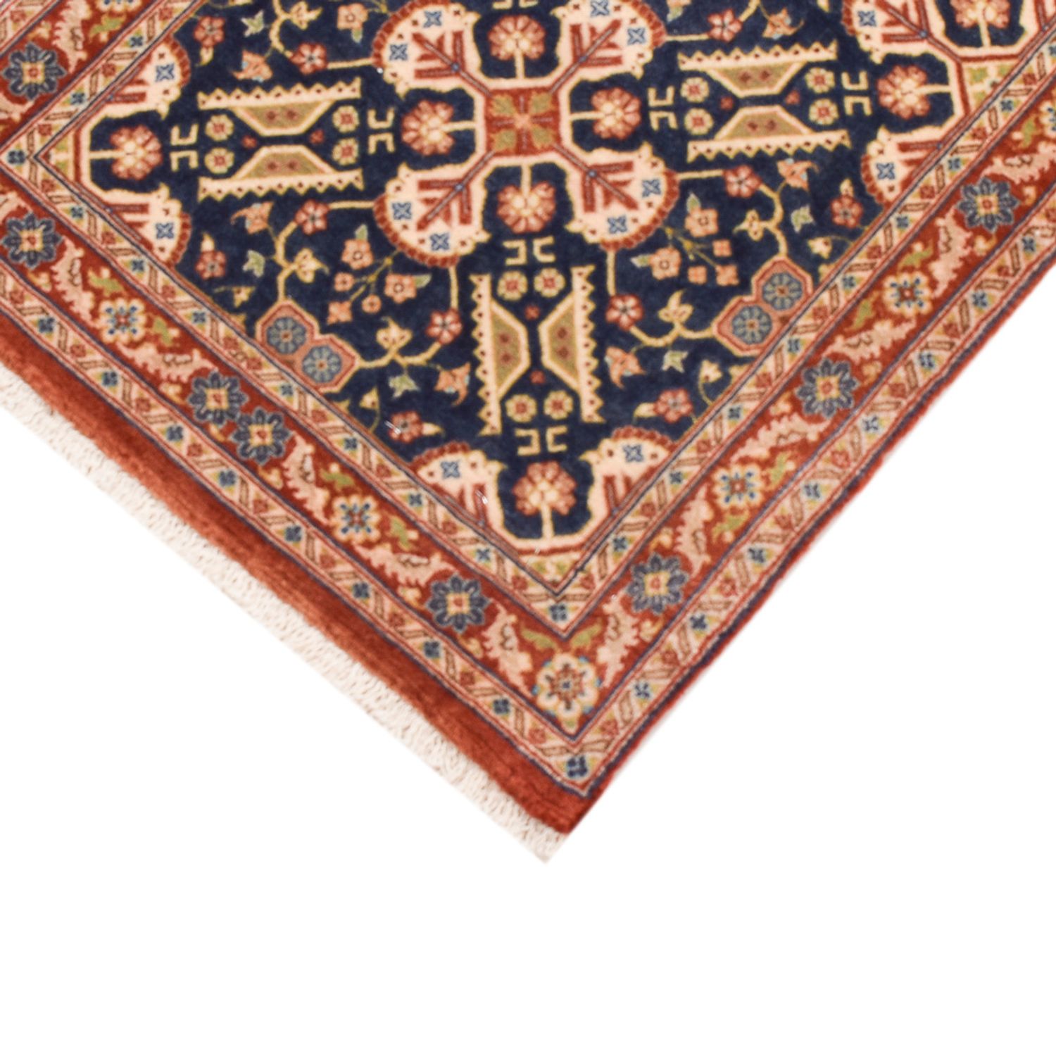 Runner Perser Rug - Ghom - Royal - 195 x 51 cm - dark beige