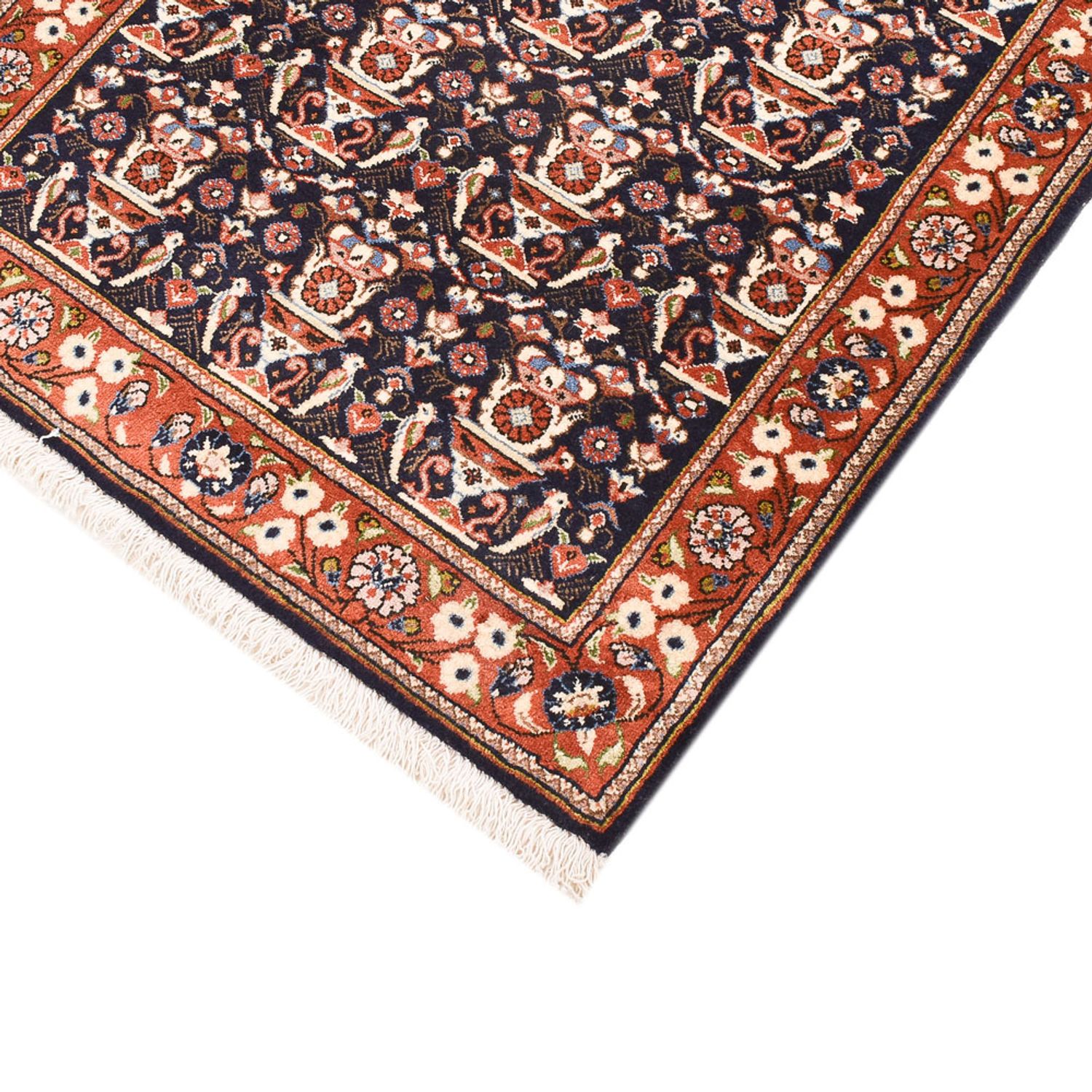 Runner Gabbeh Rug - Kashkuli Perser - 202 x 81 cm - dark blue