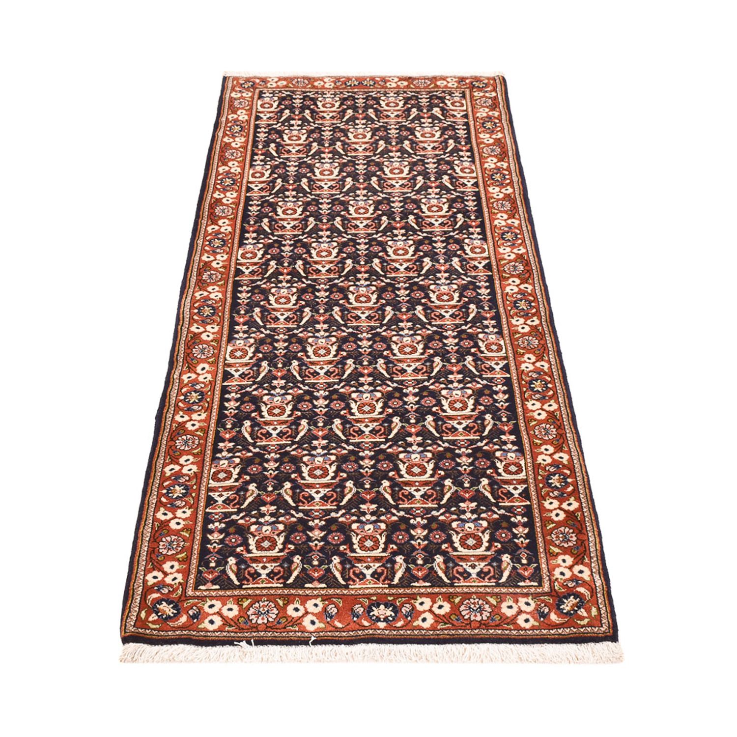 Runner Gabbeh Rug - Kashkuli Perser - 202 x 81 cm - dark blue