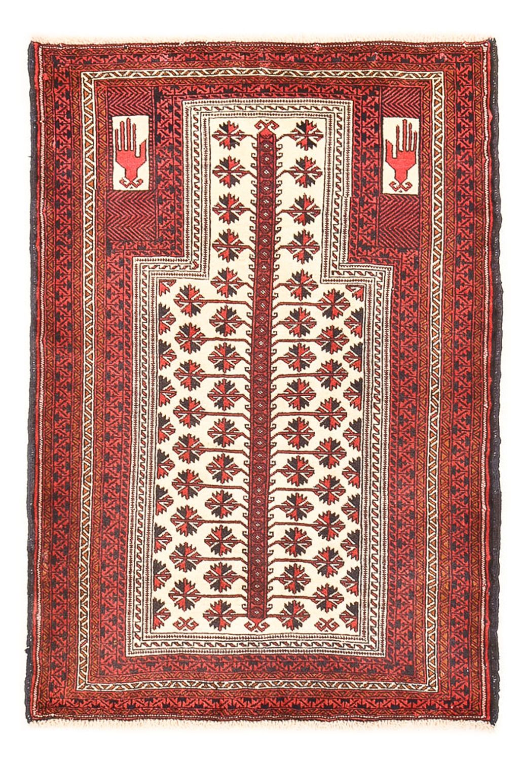 Belutsch Rug - 148 x 97 cm - multicolored