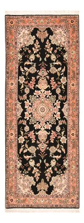 Runner Perser Rug - Tabriz - Premium - 210 x 80 cm - dark blue