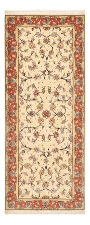 Runner Perser Rug - Tabriz - Premium - 205 x 81 cm - beige