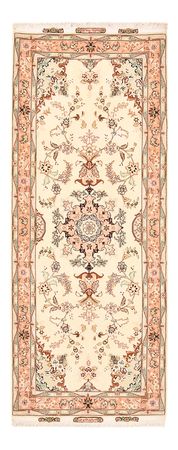 Runner Perser Rug - Tabriz - Royal - 210 x 81 cm - beige