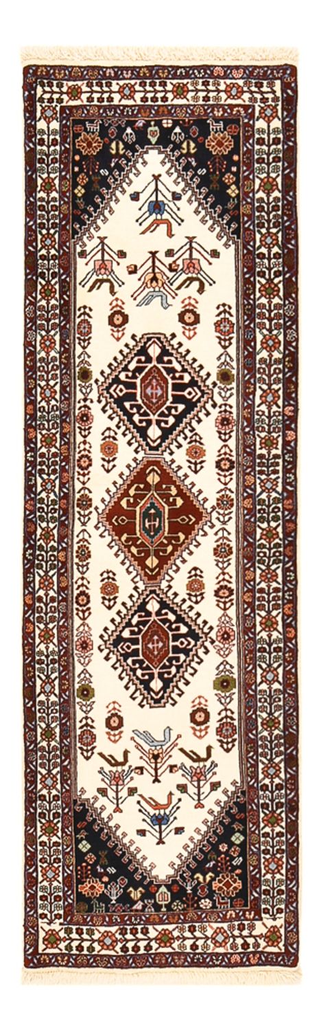 Runner Gabbeh Rug - Kashkuli Perser - 200 x 63 cm - multicolored